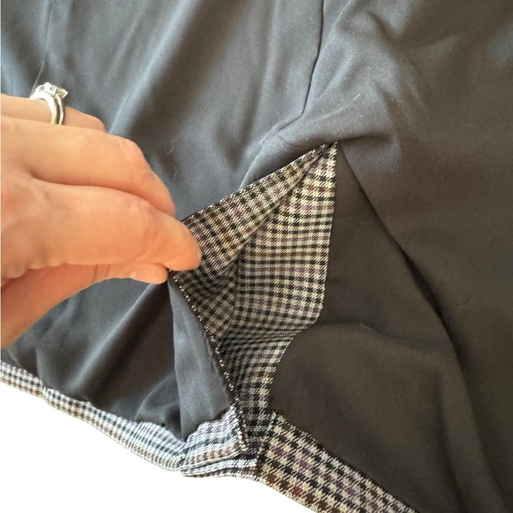 NWOT Halogen Black and Gray Plaid Blazer - Picture 7 of 7